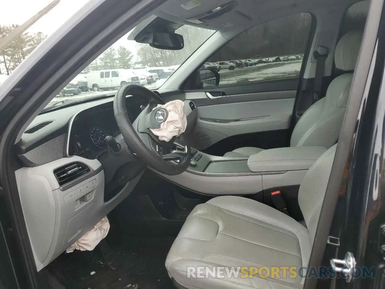 7 fotografías del automóvil dañado KM8R4DHE3NU340158 HYUNDAI PALISADE 2022