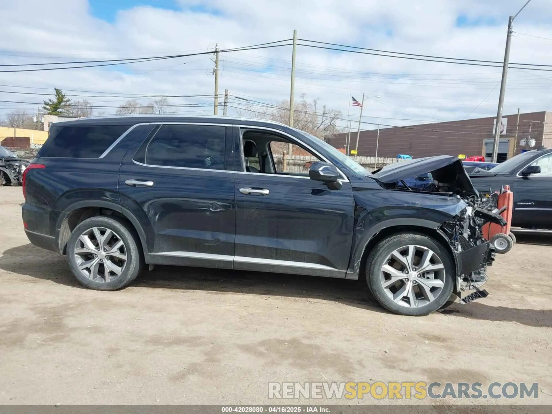 13 fotografías del automóvil dañado KM8R4DHE3NU457853 HYUNDAI PALISADE 2022