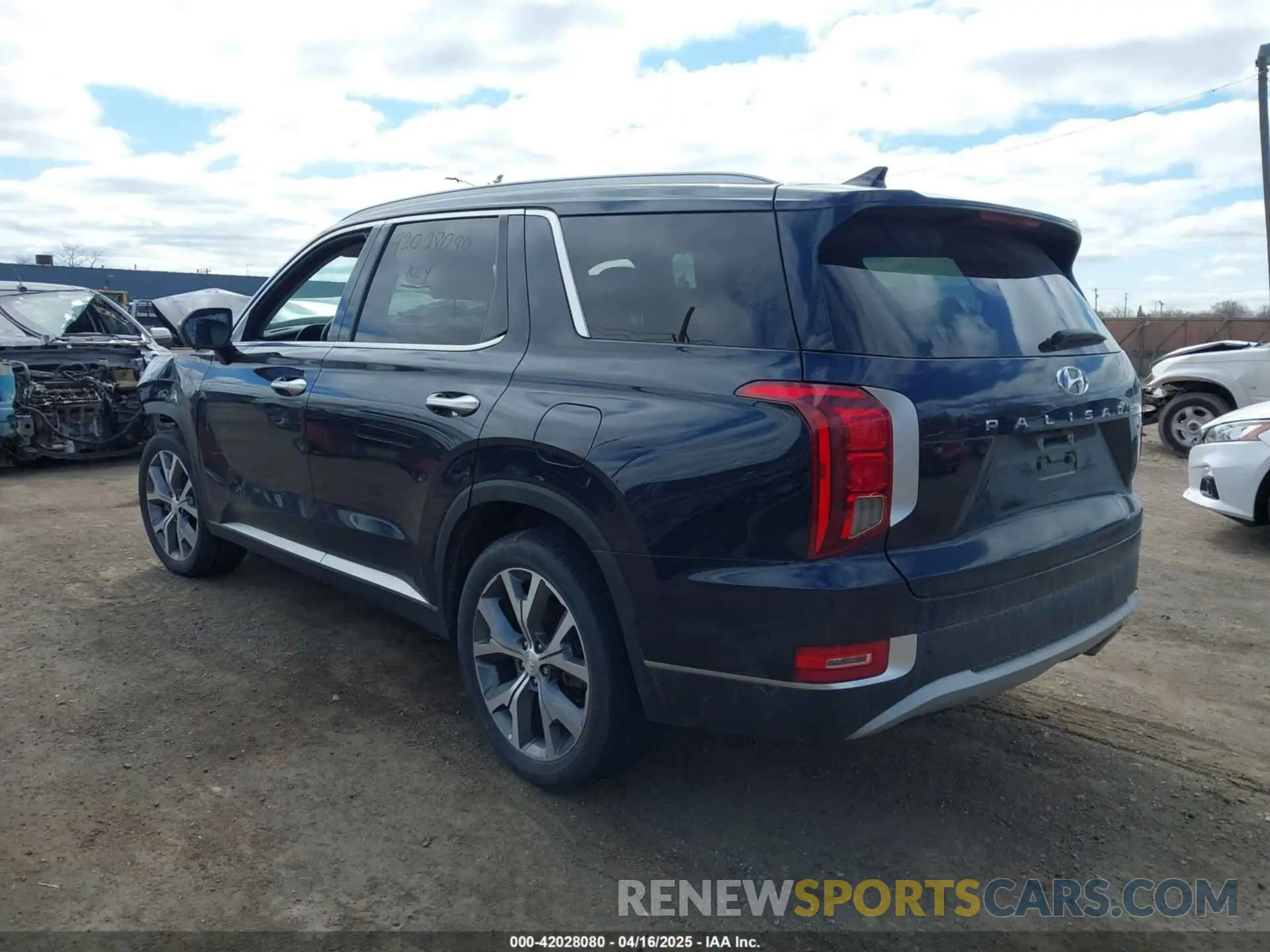3 fotografías del automóvil dañado KM8R4DHE3NU457853 HYUNDAI PALISADE 2022