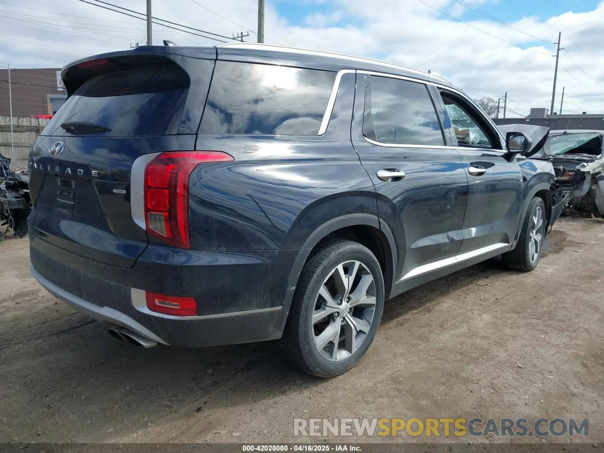 4 fotografías del automóvil dañado KM8R4DHE3NU457853 HYUNDAI PALISADE 2022