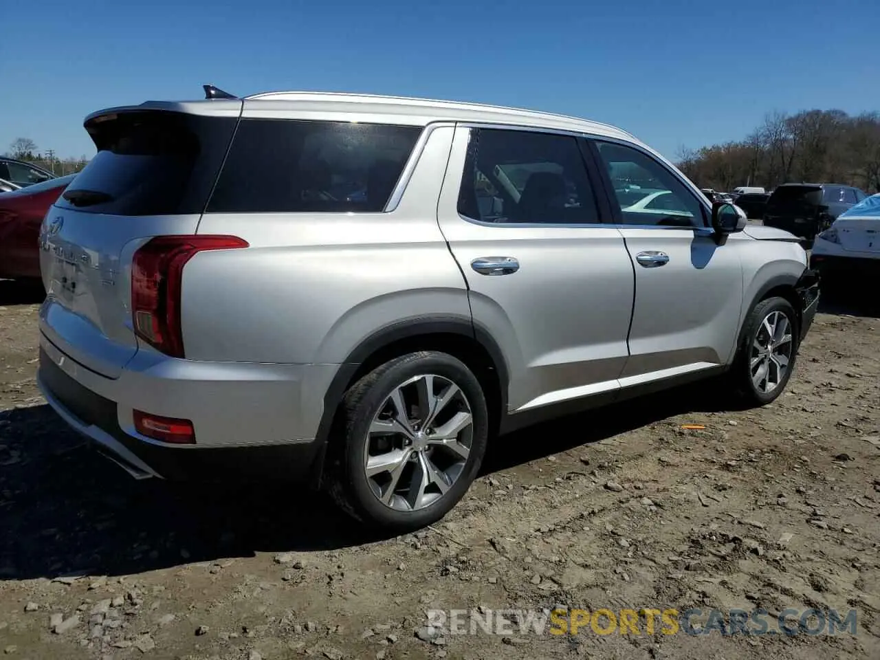 3 fotografías del automóvil dañado KM8R4DHE4NU423436 HYUNDAI PALISADE 2022