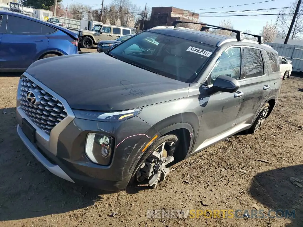 1 fotografías del automóvil dañado KM8R4DHE9NU384200 HYUNDAI PALISADE 2022