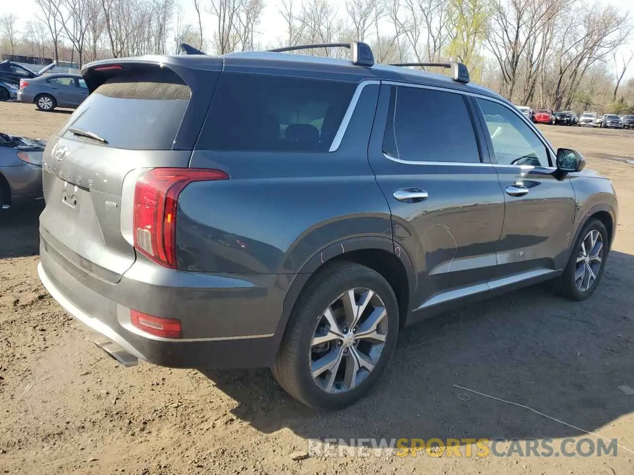 3 fotografías del automóvil dañado KM8R4DHE9NU384200 HYUNDAI PALISADE 2022