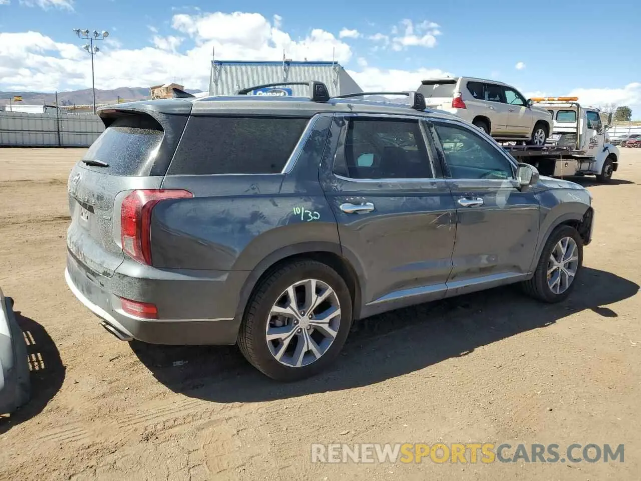 3 fotografías del automóvil dañado KM8R4DHE9NU415249 HYUNDAI PALISADE 2022