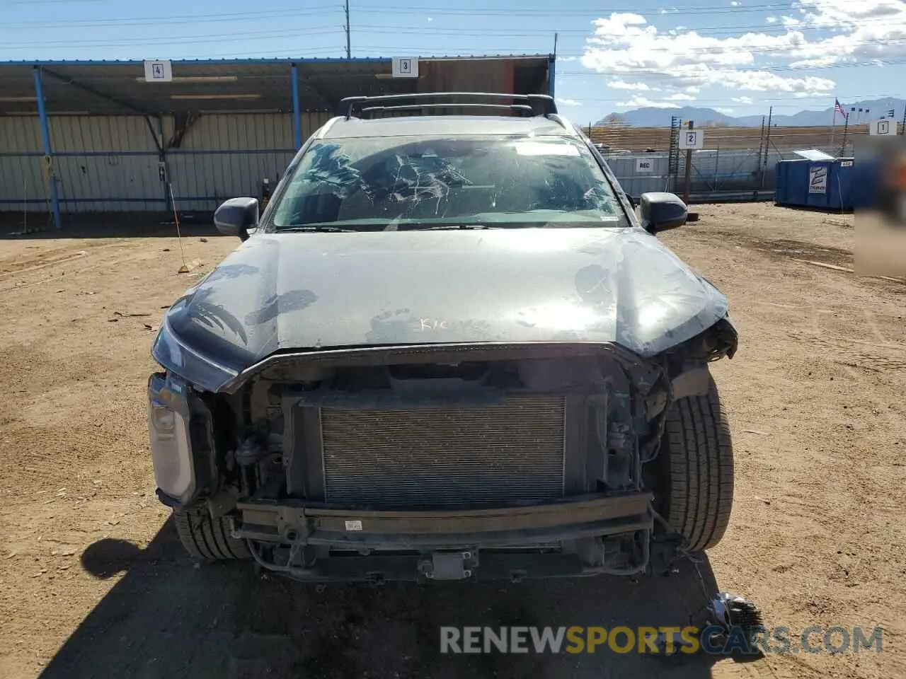 5 fotografías del automóvil dañado KM8R4DHE9NU415249 HYUNDAI PALISADE 2022