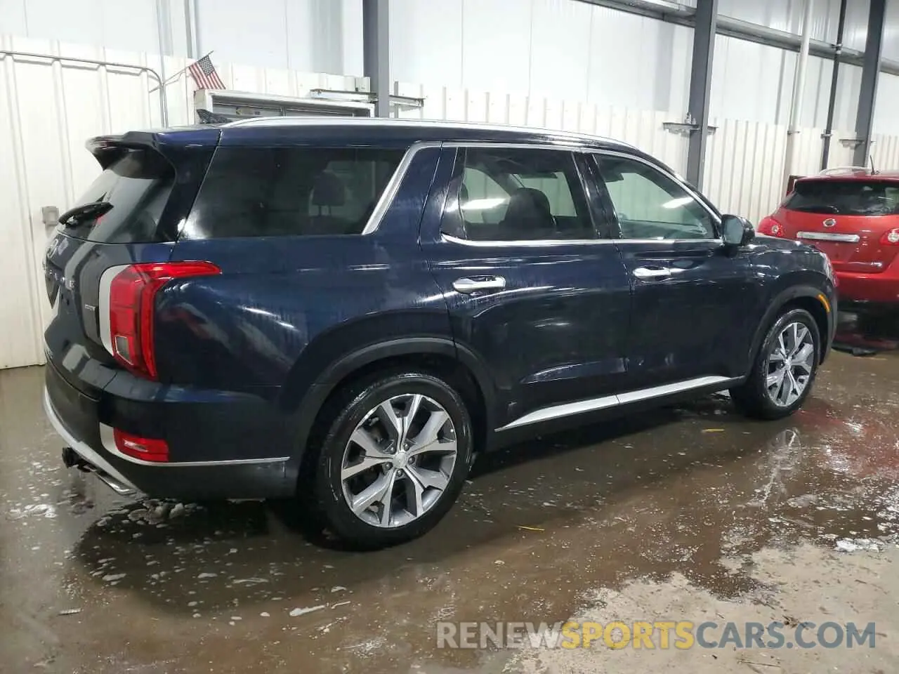 3 fotografías del automóvil dañado KM8R4DHE9NU439728 HYUNDAI PALISADE 2022