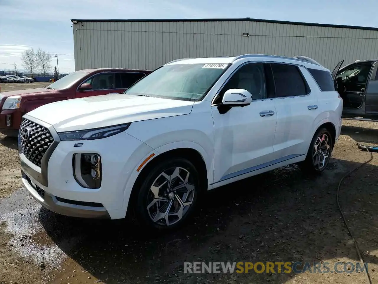 1 fotografías del automóvil dañado KM8R5DHE4NU406102 HYUNDAI PALISADE 2022