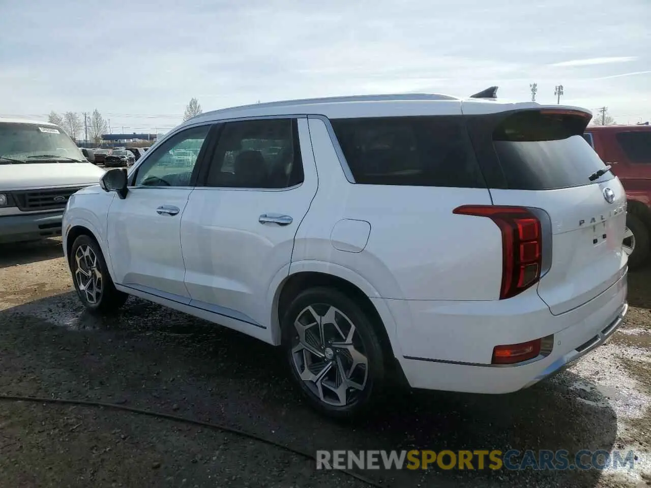 2 fotografías del automóvil dañado KM8R5DHE4NU406102 HYUNDAI PALISADE 2022