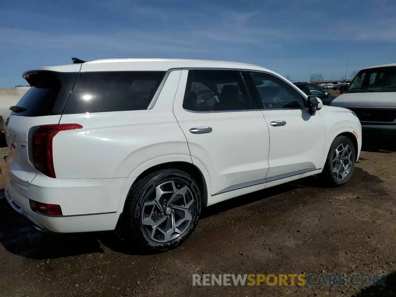 3 fotografías del automóvil dañado KM8R5DHE4NU406102 HYUNDAI PALISADE 2022