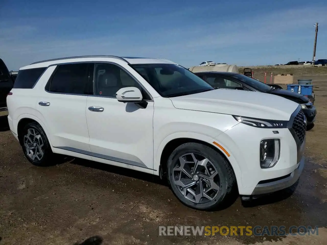 4 fotografías del automóvil dañado KM8R5DHE4NU406102 HYUNDAI PALISADE 2022