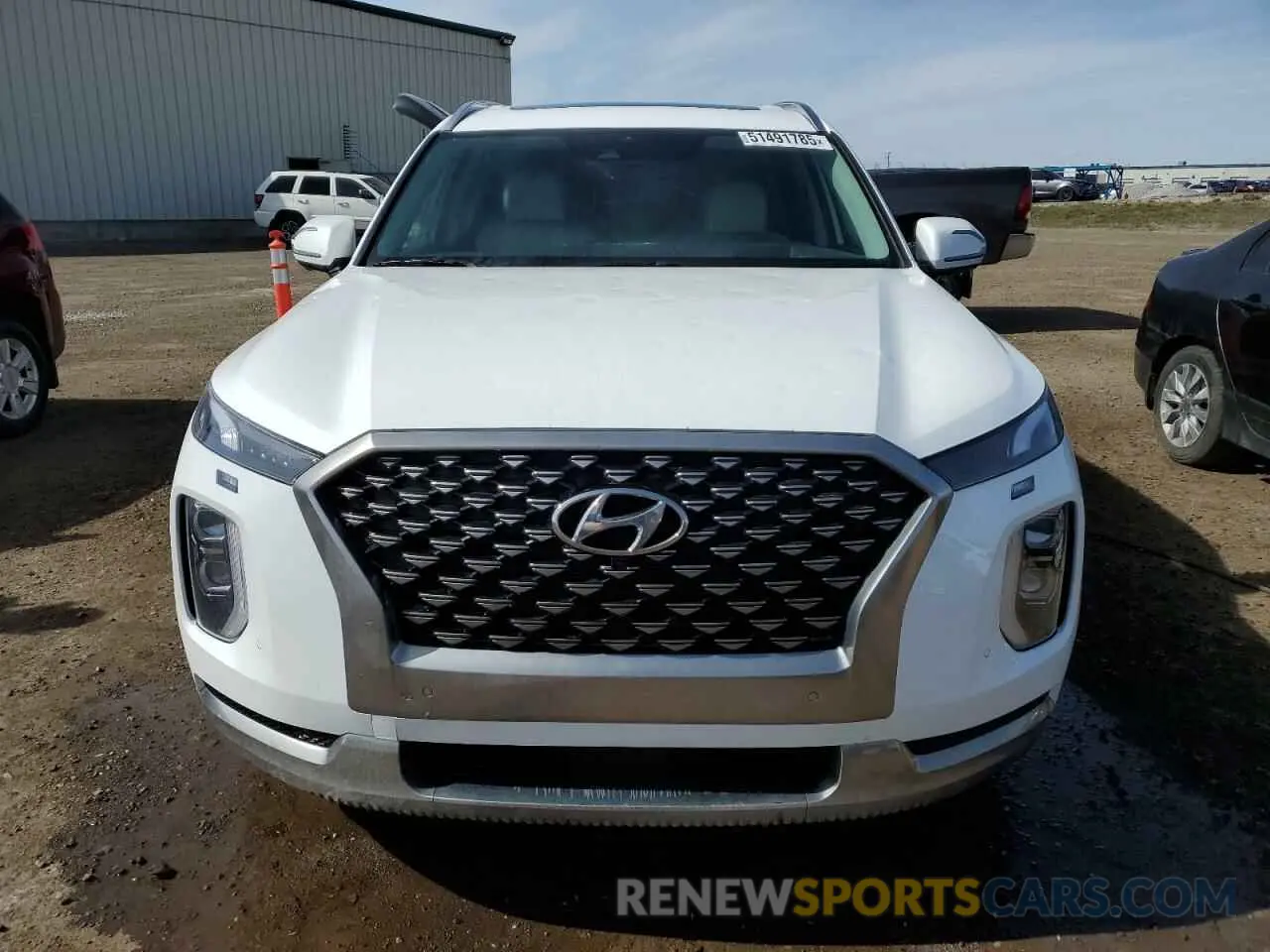 5 fotografías del automóvil dañado KM8R5DHE4NU406102 HYUNDAI PALISADE 2022