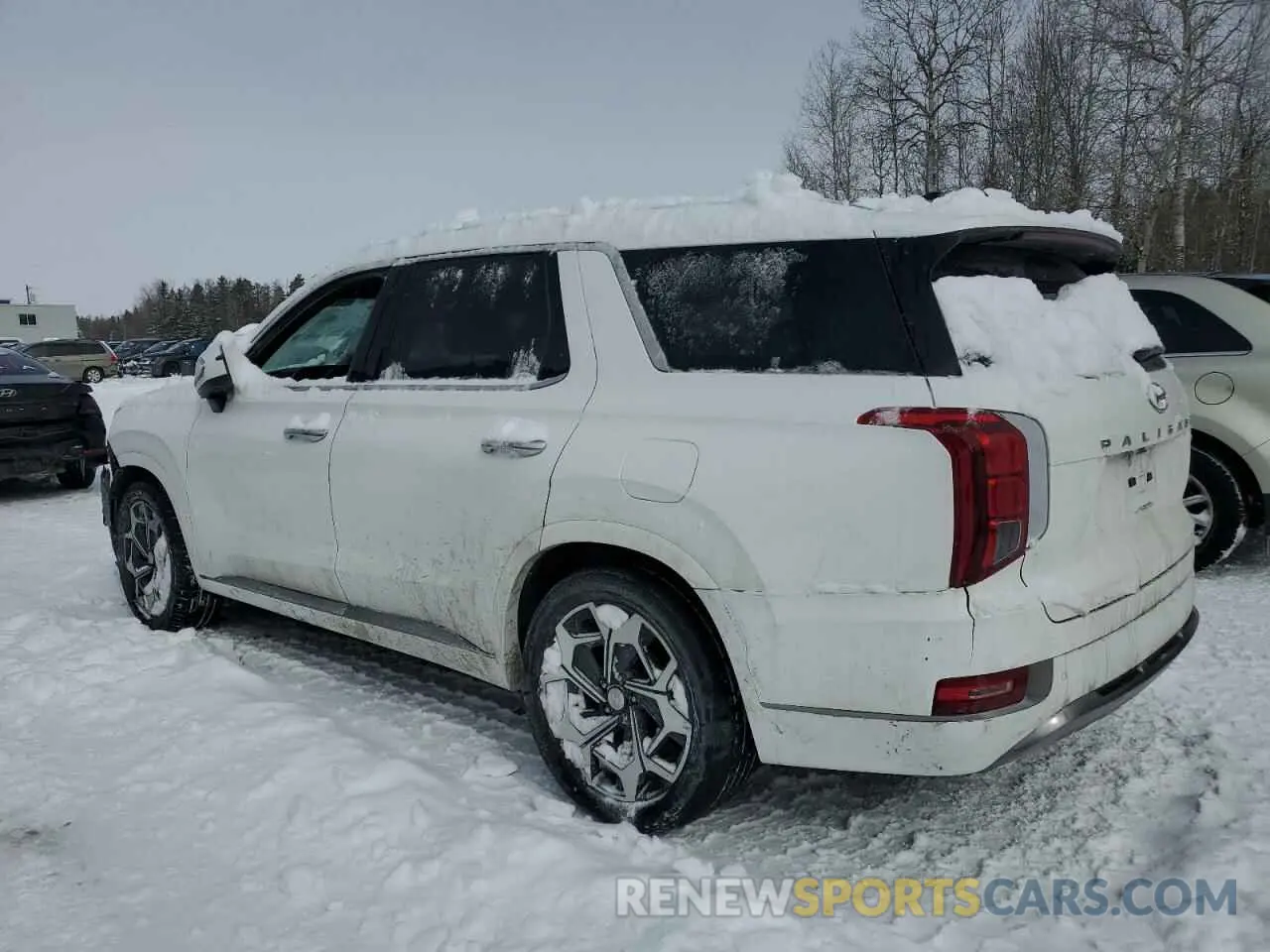 2 fotografías del automóvil dañado KM8R5DHE6NU393465 HYUNDAI PALISADE 2022