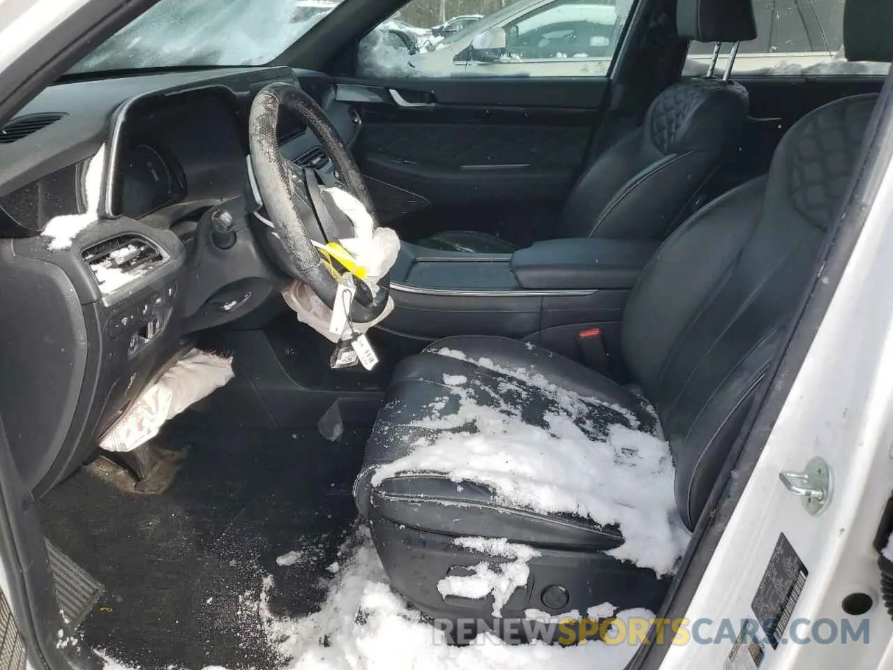 7 fotografías del automóvil dañado KM8R5DHE6NU393465 HYUNDAI PALISADE 2022
