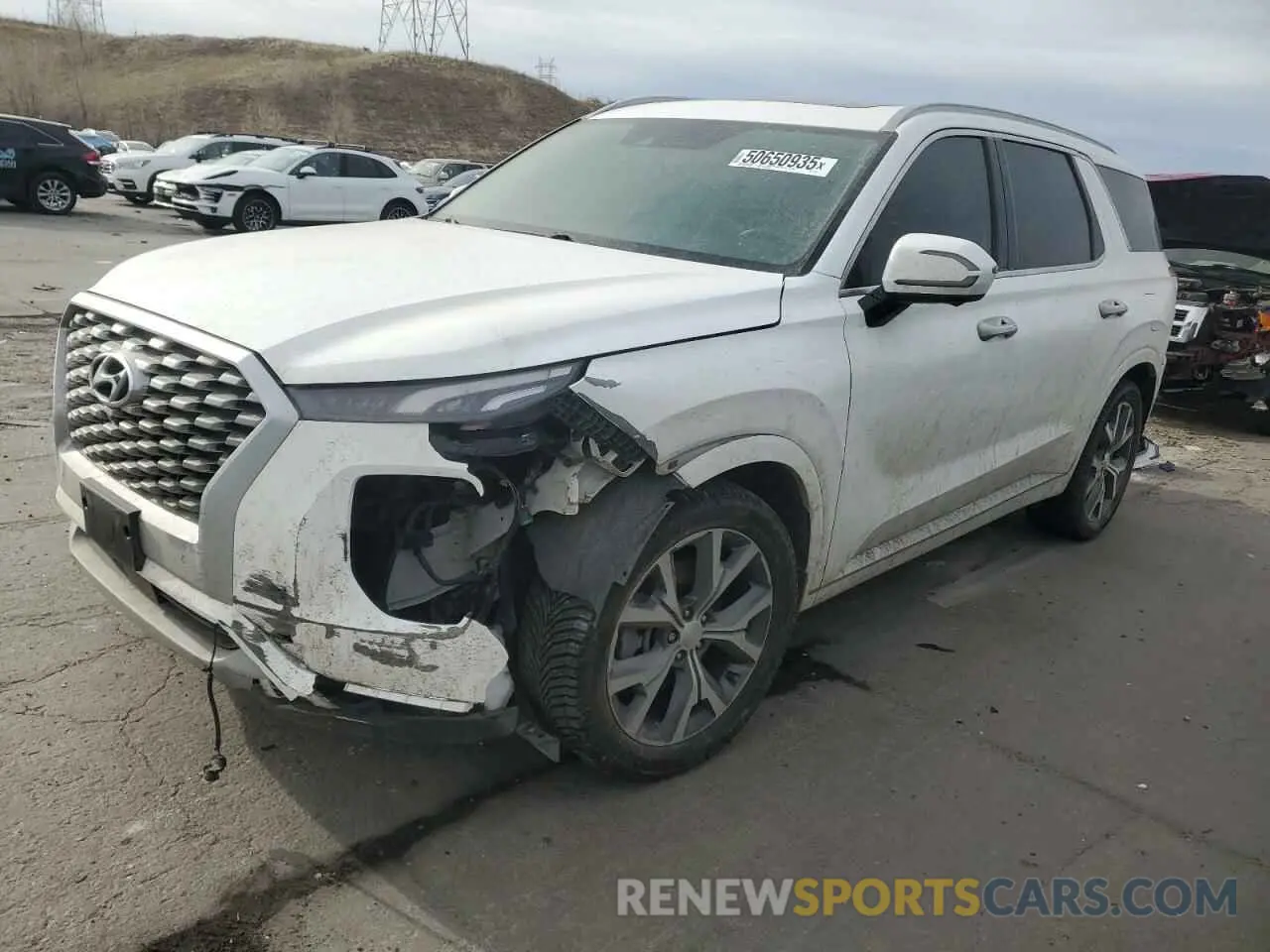 1 fotografías del automóvil dañado KM8R5DHE9NU476002 HYUNDAI PALISADE 2022