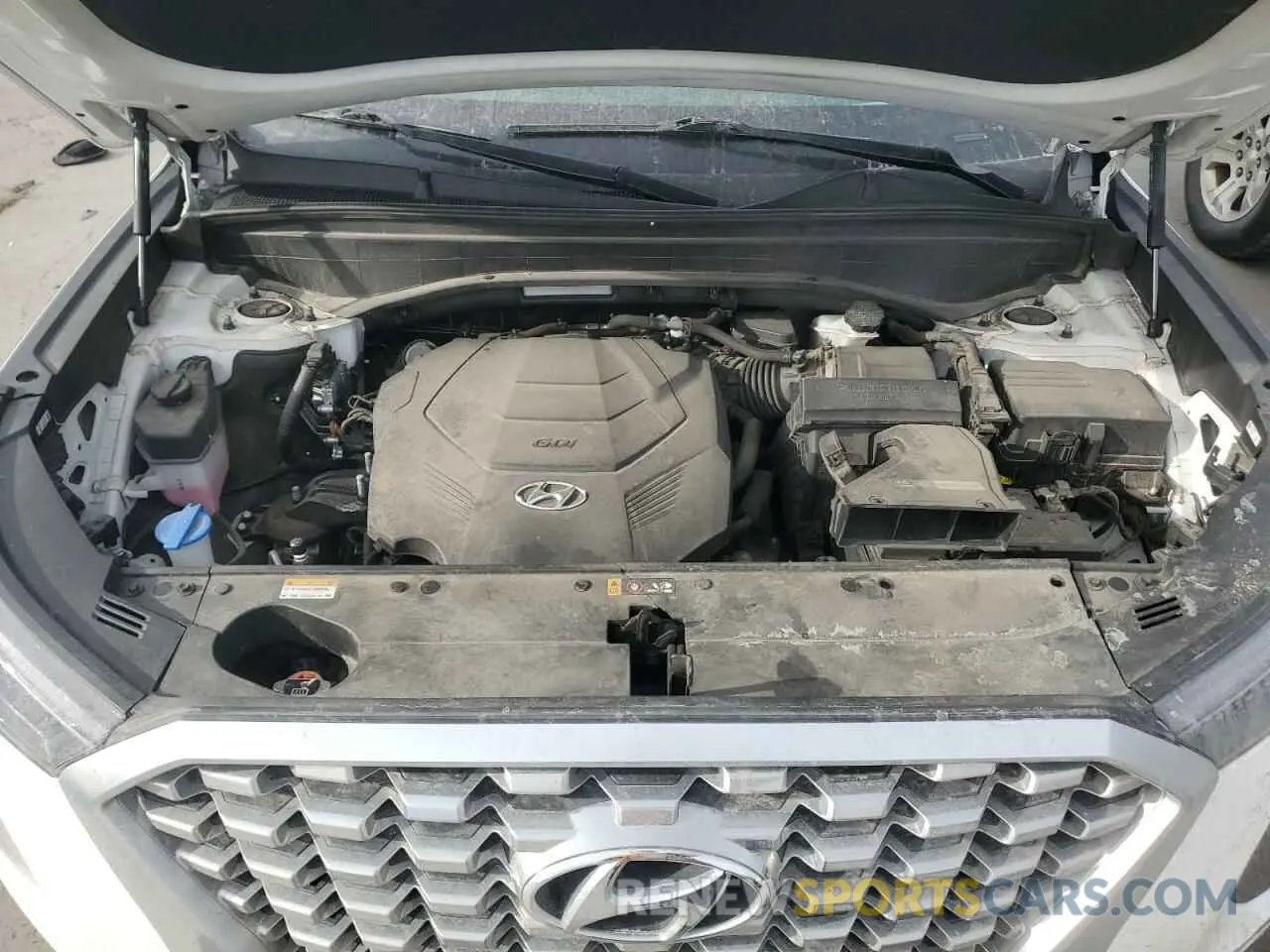 12 fotografías del automóvil dañado KM8R5DHE9NU476002 HYUNDAI PALISADE 2022