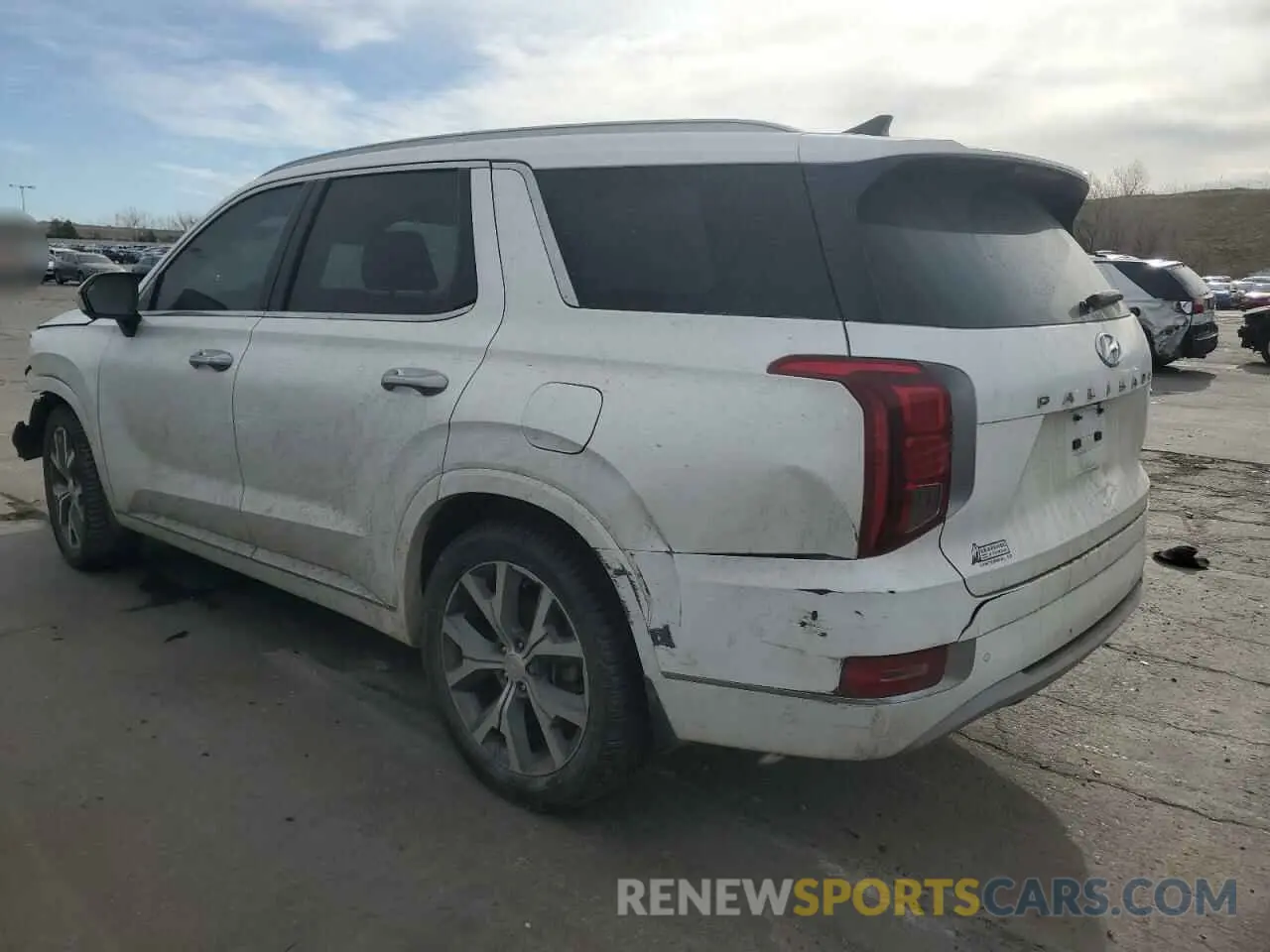 2 fotografías del automóvil dañado KM8R5DHE9NU476002 HYUNDAI PALISADE 2022