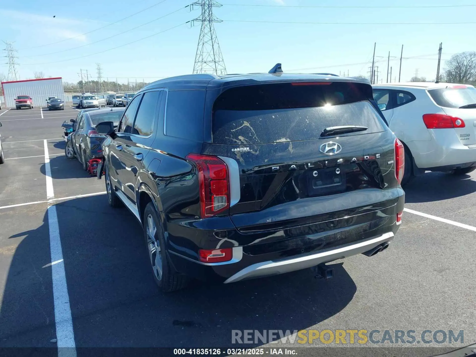 3 fotografías del automóvil dañado KM8R5DHEXNU465476 HYUNDAI PALISADE 2022