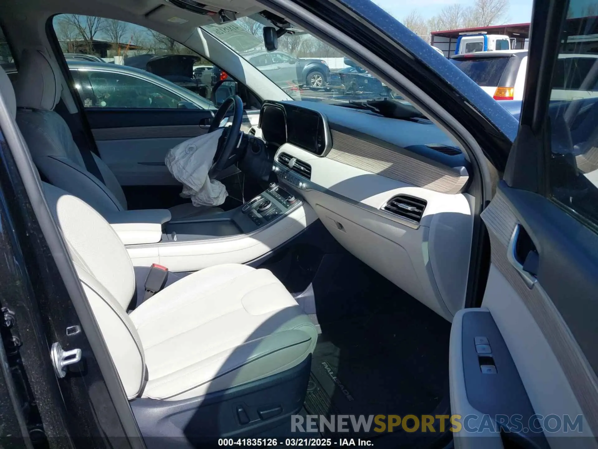5 fotografías del automóvil dañado KM8R5DHEXNU465476 HYUNDAI PALISADE 2022