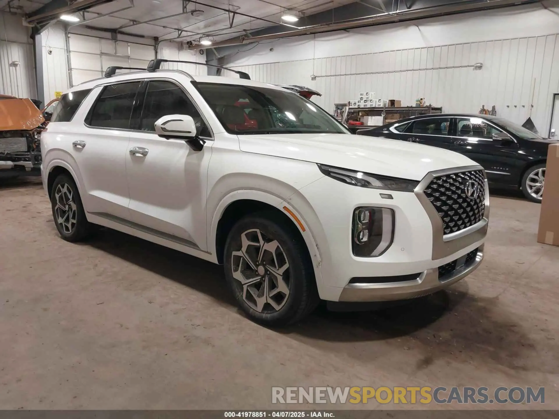 1 fotografías del automóvil dañado KM8R74HE0NU357779 HYUNDAI PALISADE 2022
