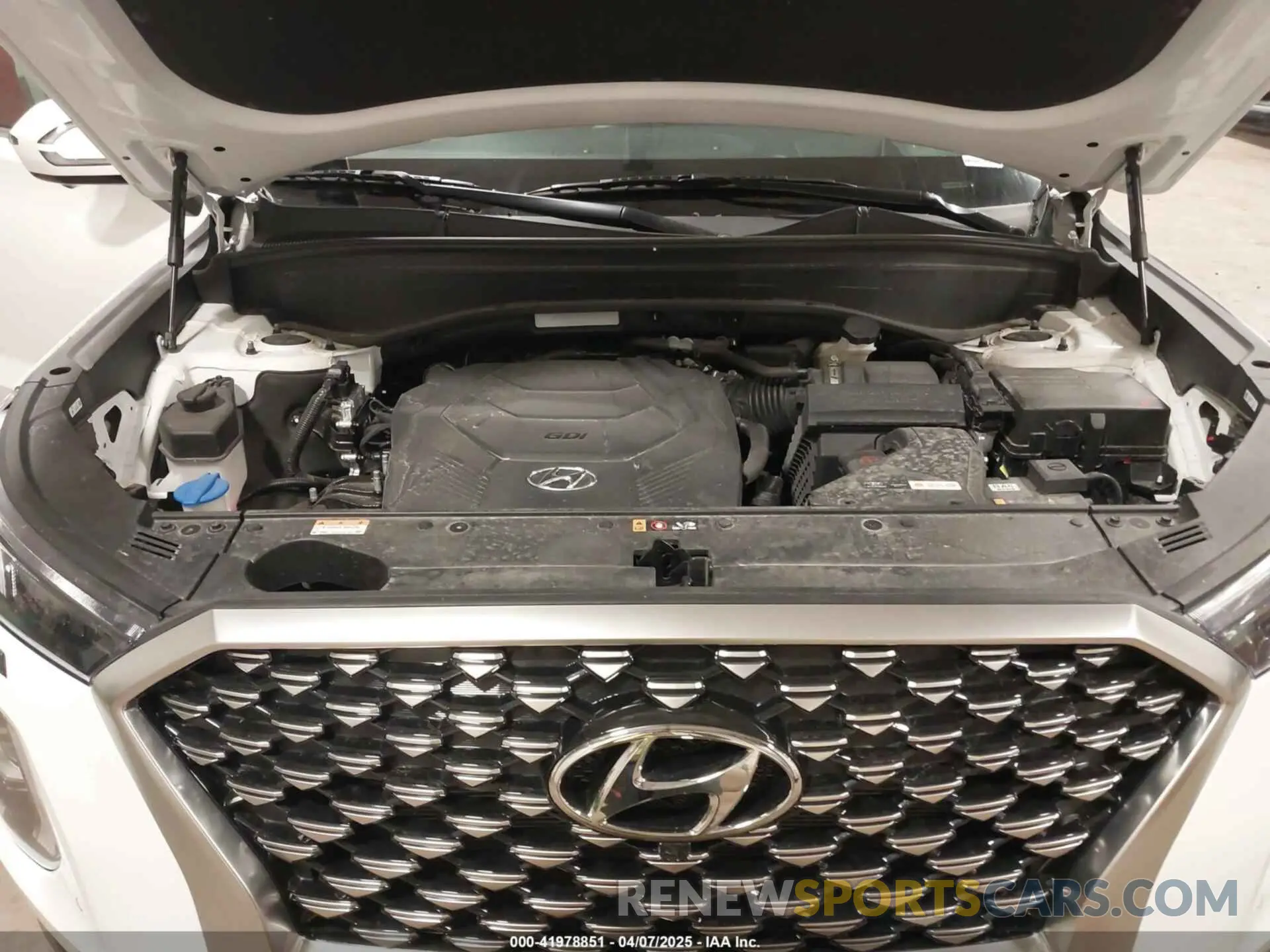 10 fotografías del automóvil dañado KM8R74HE0NU357779 HYUNDAI PALISADE 2022