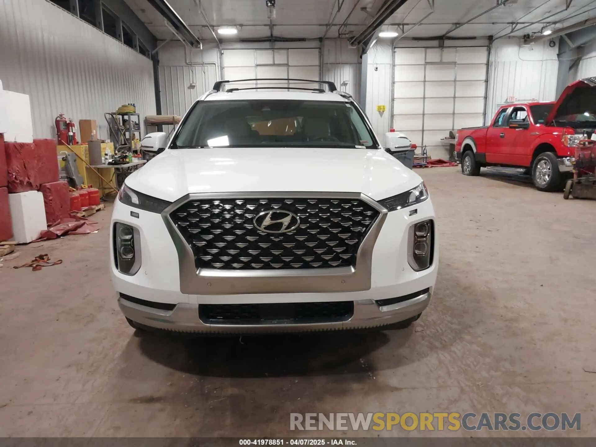 12 fotografías del automóvil dañado KM8R74HE0NU357779 HYUNDAI PALISADE 2022