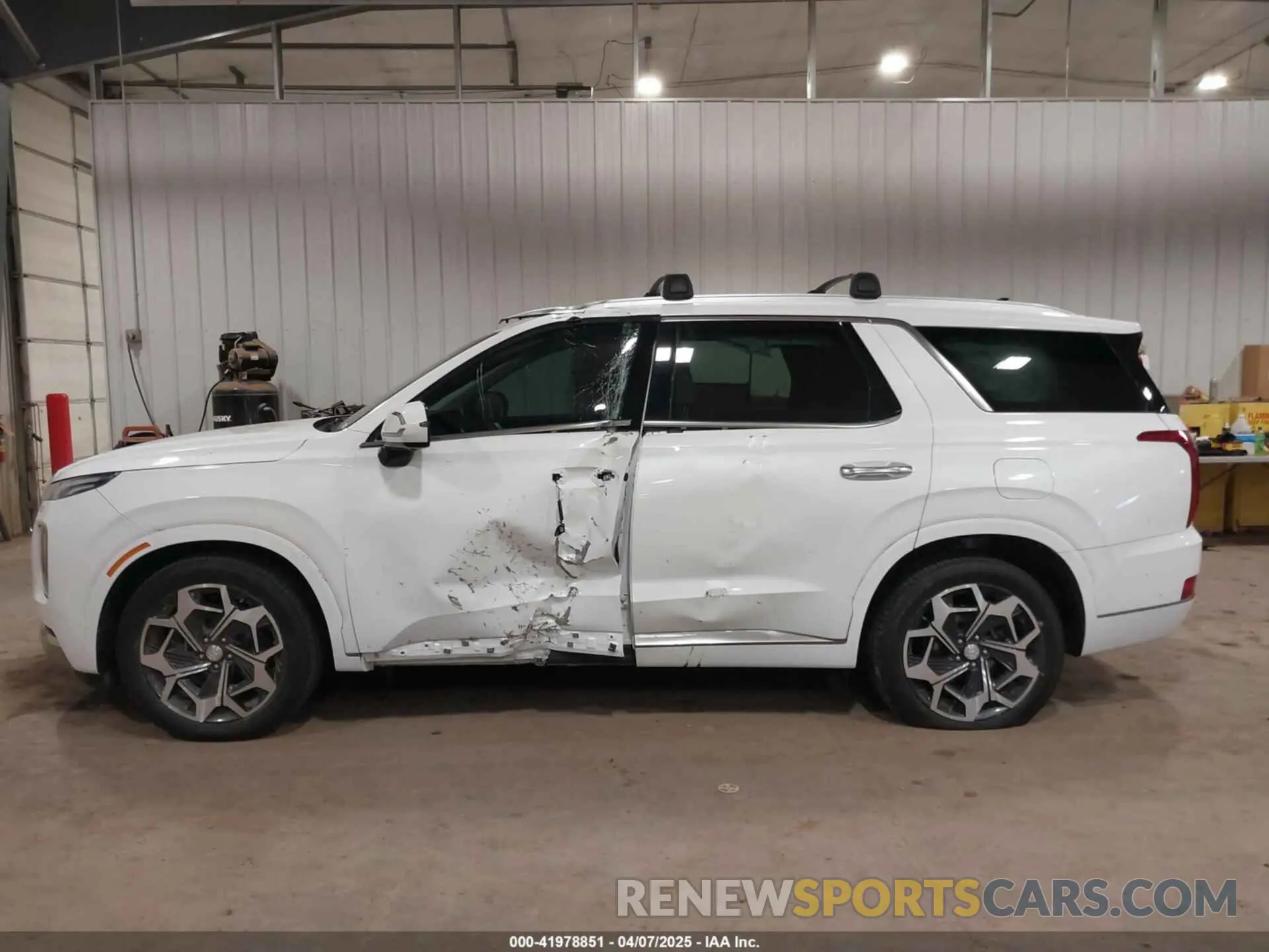 14 fotografías del automóvil dañado KM8R74HE0NU357779 HYUNDAI PALISADE 2022
