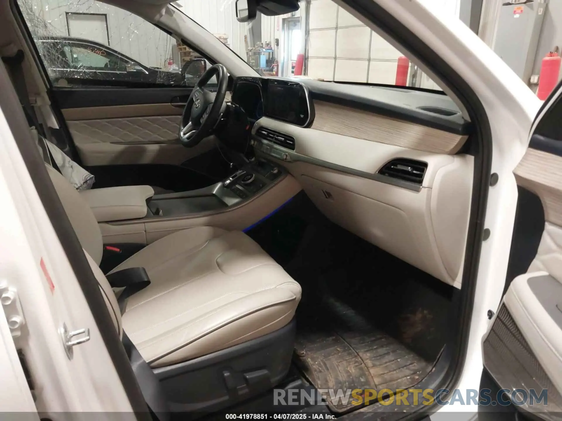 5 fotografías del automóvil dañado KM8R74HE0NU357779 HYUNDAI PALISADE 2022