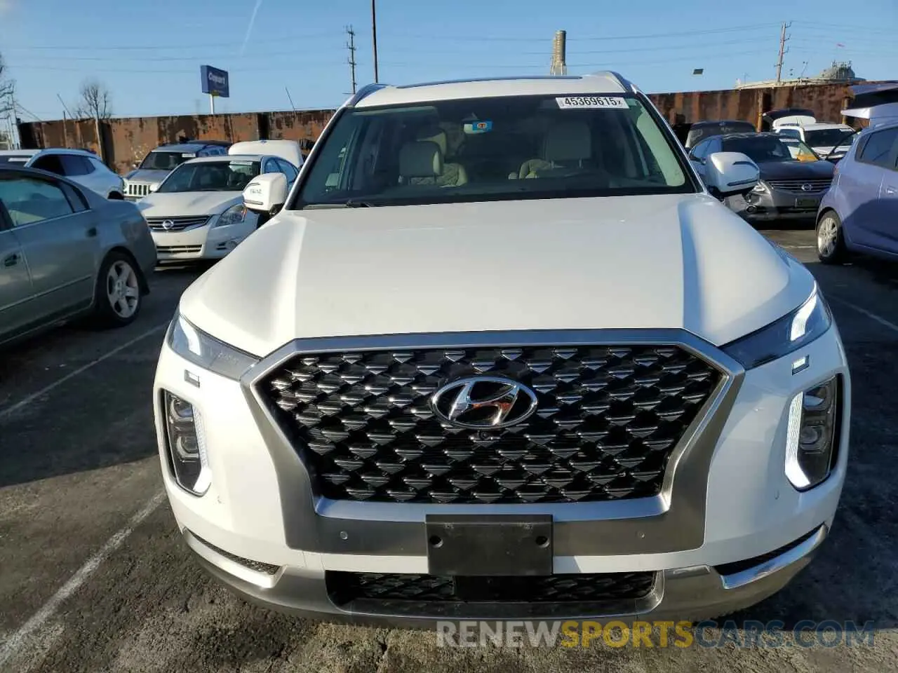 5 fotografías del automóvil dañado KM8R74HE0NU385307 HYUNDAI PALISADE 2022