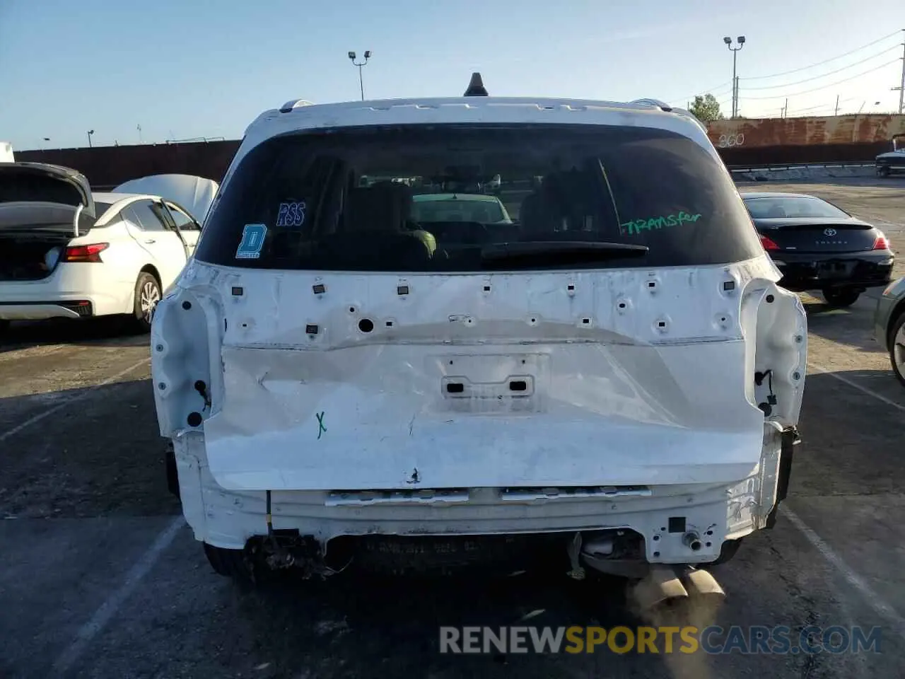 6 fotografías del automóvil dañado KM8R74HE0NU385307 HYUNDAI PALISADE 2022