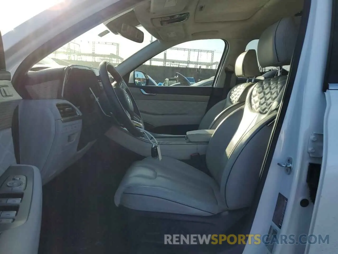 7 fotografías del automóvil dañado KM8R74HE0NU385307 HYUNDAI PALISADE 2022