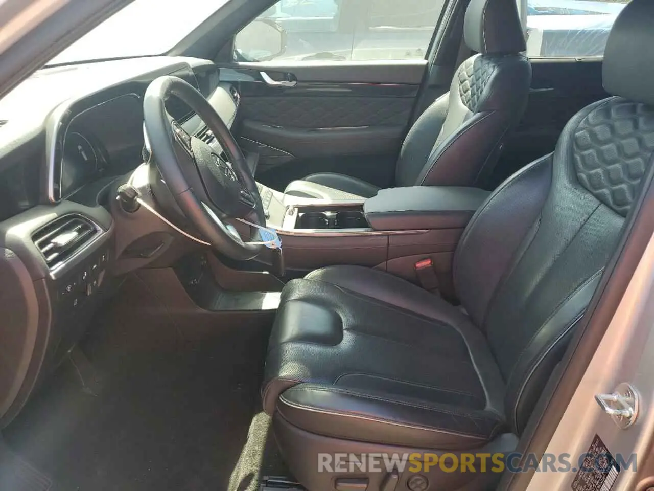 7 fotografías del automóvil dañado KM8R74HE3NU342287 HYUNDAI PALISADE 2022