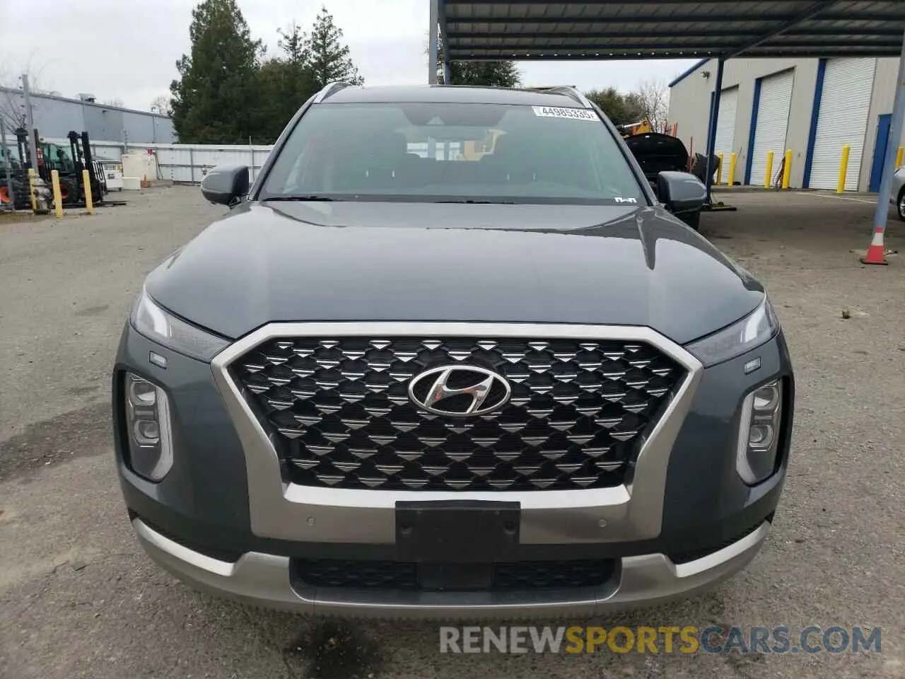 5 fotografías del automóvil dañado KM8R74HE3NU358523 HYUNDAI PALISADE 2022