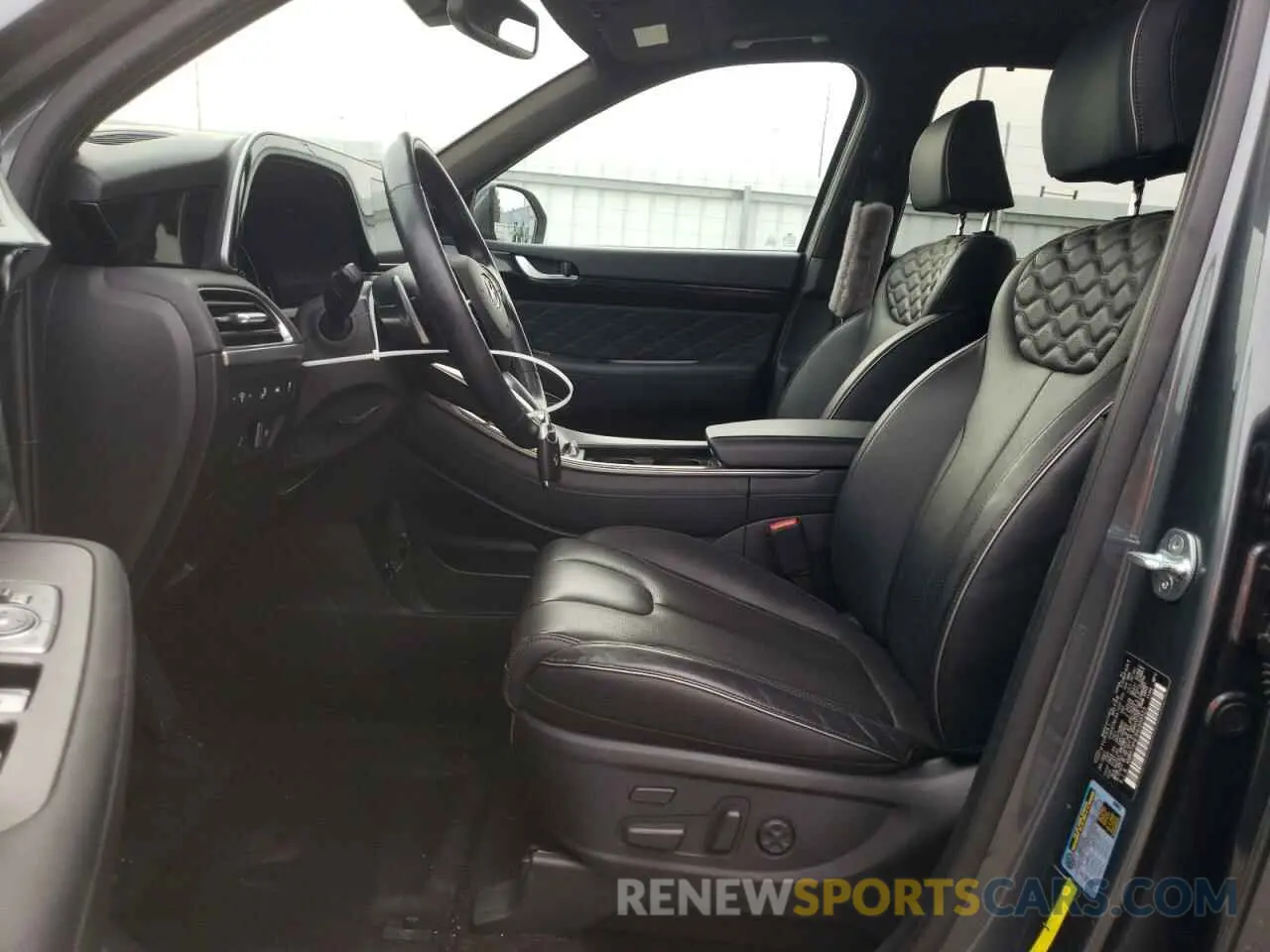 7 fotografías del automóvil dañado KM8R74HE3NU358523 HYUNDAI PALISADE 2022