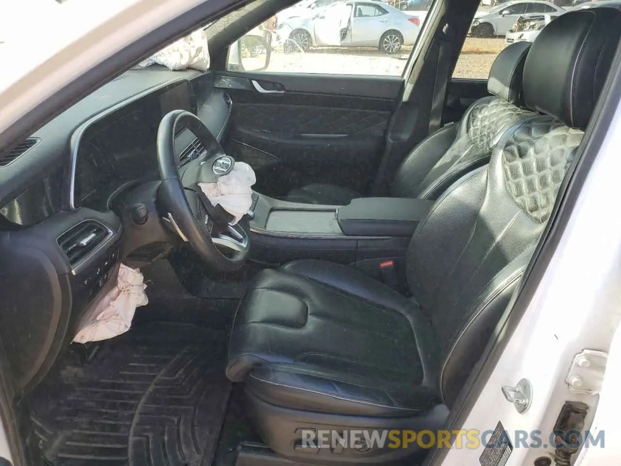 7 fotografías del automóvil dañado KM8R74HE5NU427213 HYUNDAI PALISADE 2022