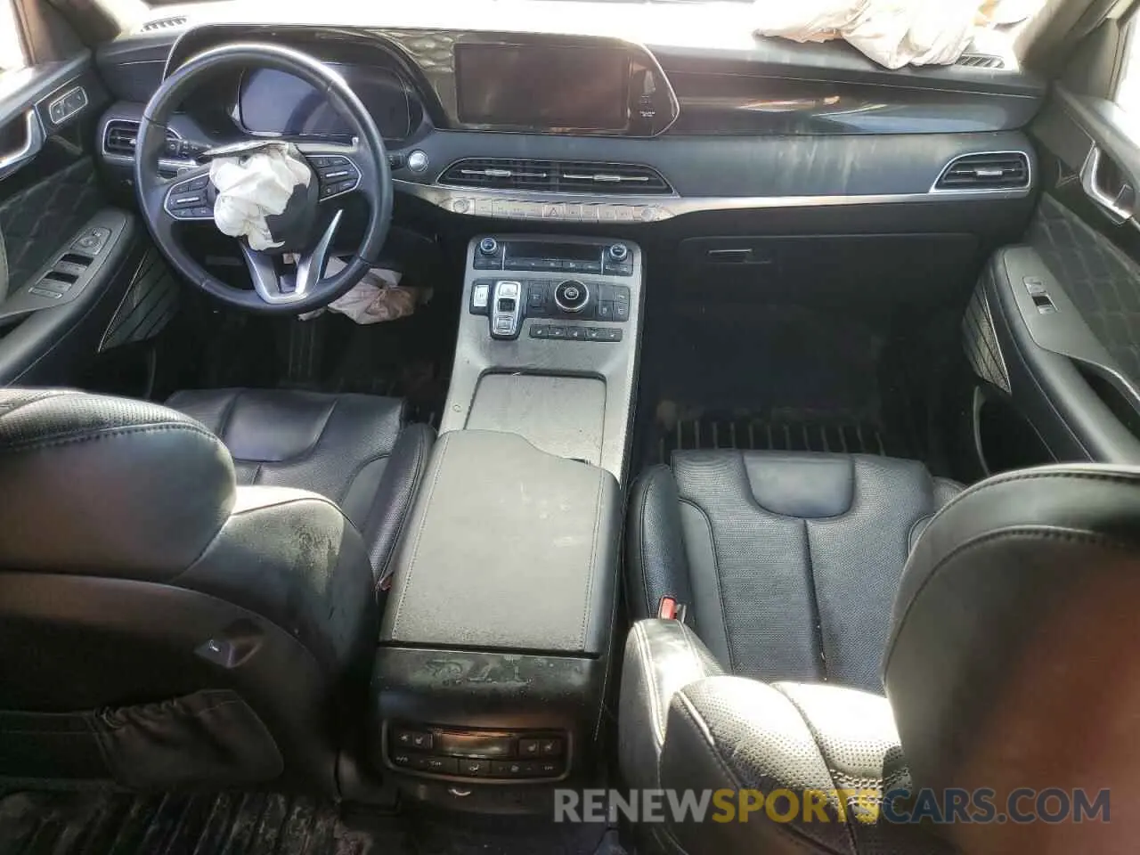 8 fotografías del automóvil dañado KM8R74HE5NU427213 HYUNDAI PALISADE 2022