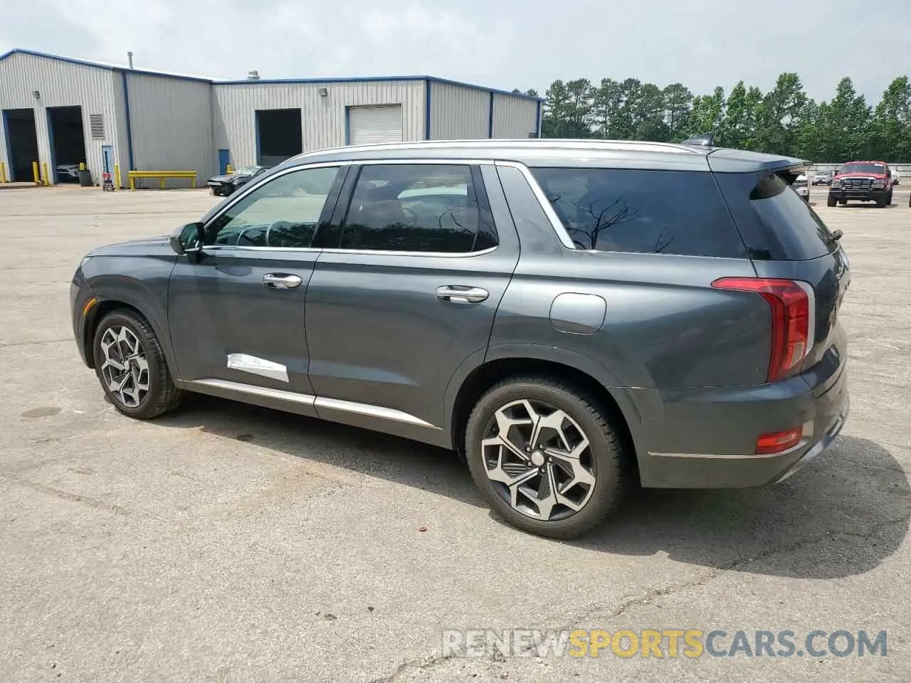 2 fotografías del automóvil dañado KM8R74HE5NU487573 HYUNDAI PALISADE 2022