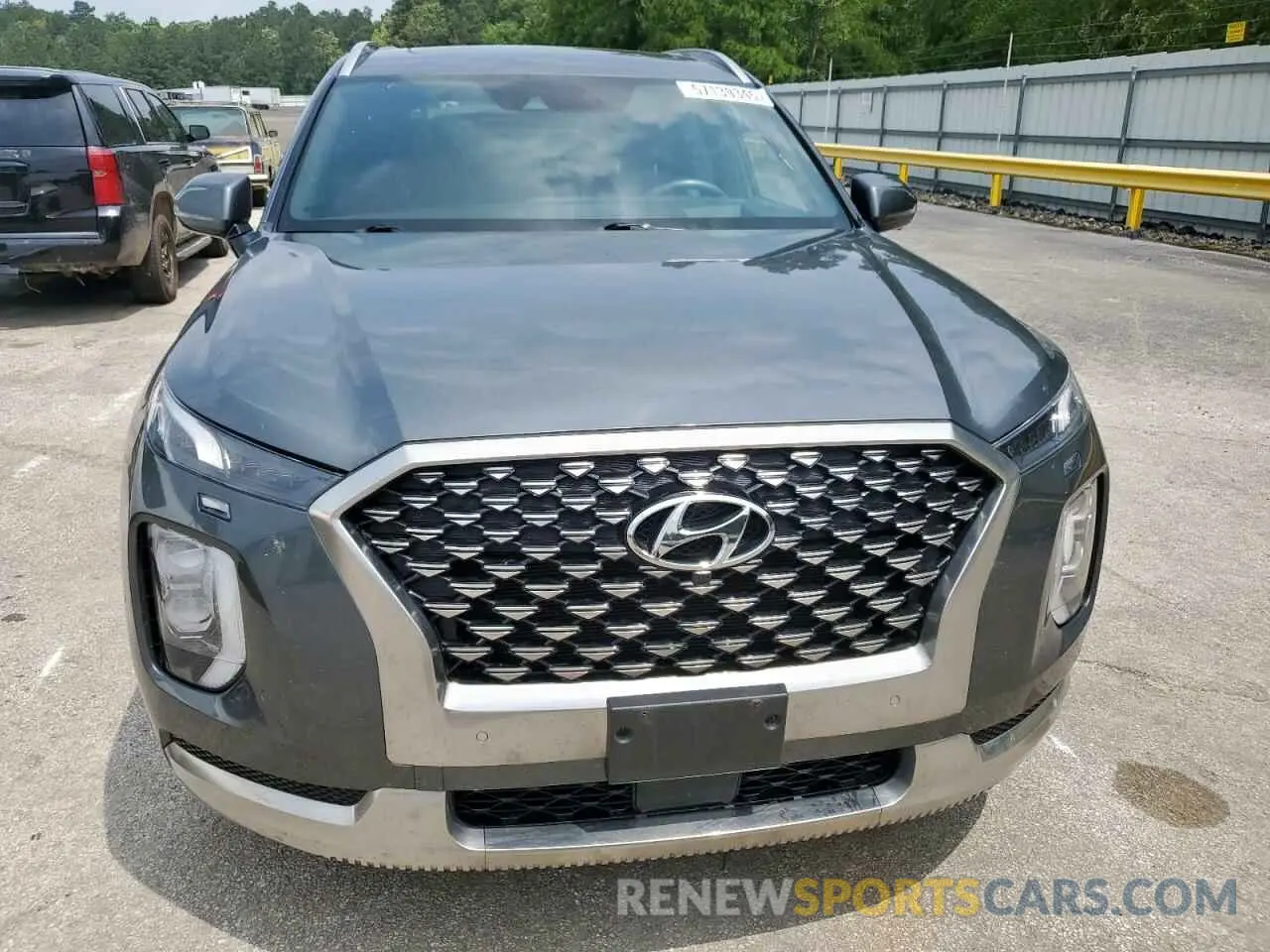 5 fotografías del automóvil dañado KM8R74HE5NU487573 HYUNDAI PALISADE 2022