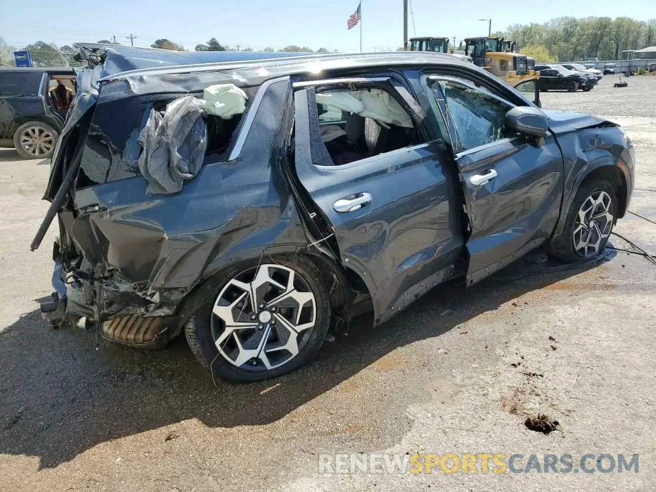 3 fotografías del automóvil dañado KM8R74HE6NU417063 HYUNDAI PALISADE 2022