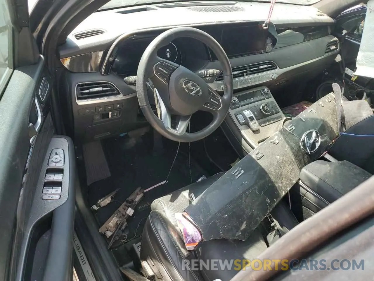 8 fotografías del automóvil dañado KM8R74HE6NU417063 HYUNDAI PALISADE 2022
