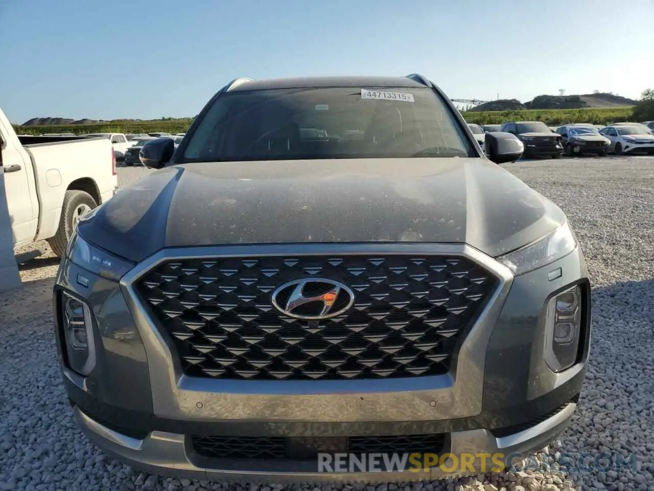 5 fotografías del automóvil dañado KM8R74HE6NU470443 HYUNDAI PALISADE 2022
