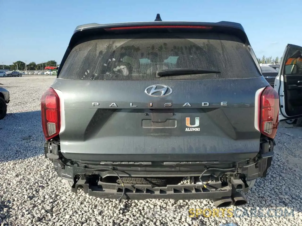 6 fotografías del automóvil dañado KM8R74HE6NU470443 HYUNDAI PALISADE 2022