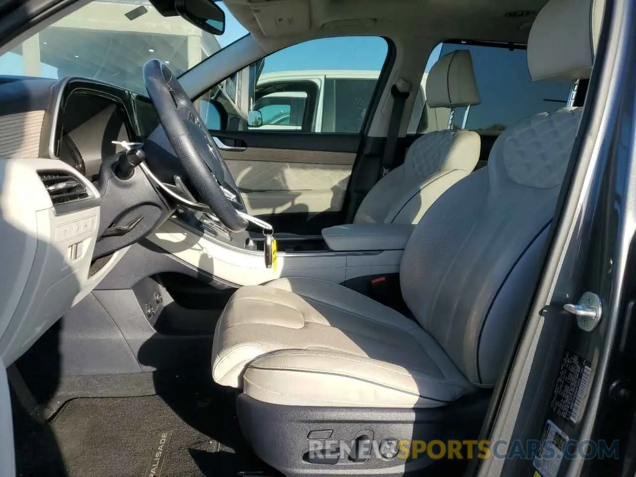 7 fotografías del automóvil dañado KM8R74HE6NU470443 HYUNDAI PALISADE 2022
