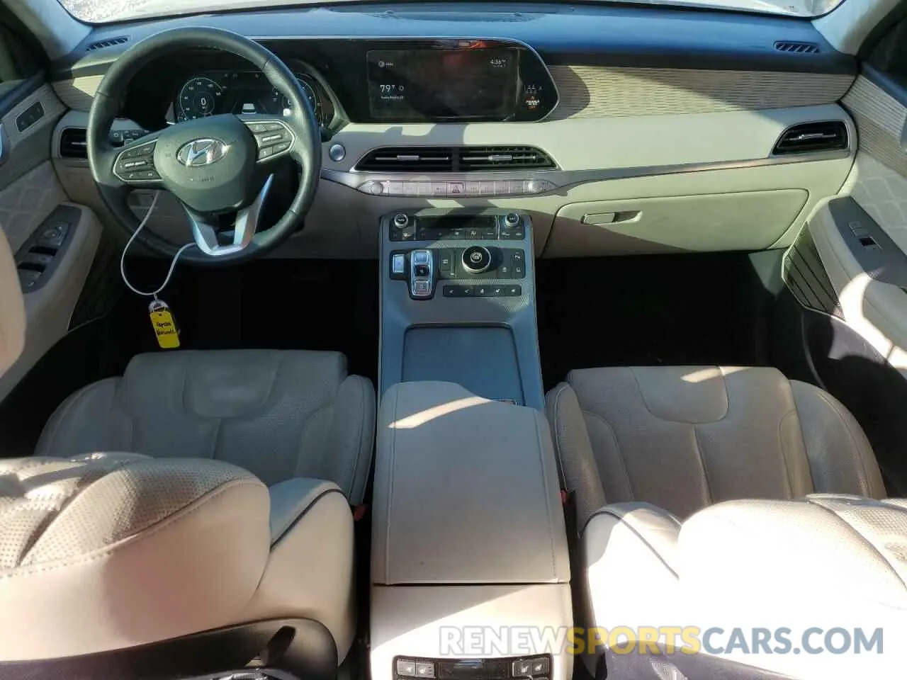 8 fotografías del automóvil dañado KM8R74HE6NU470443 HYUNDAI PALISADE 2022