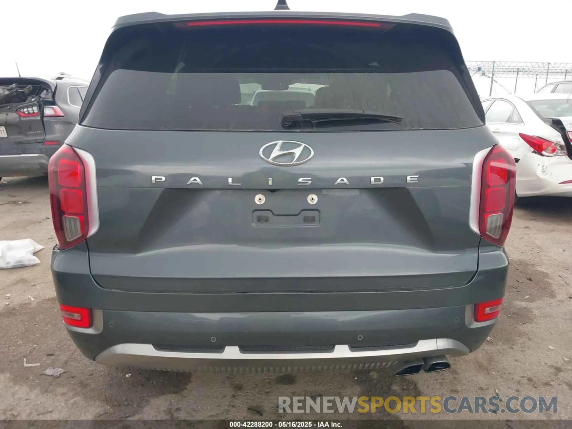 16 fotografías del automóvil dañado KM8R74HE9NU367162 HYUNDAI PALISADE 2022