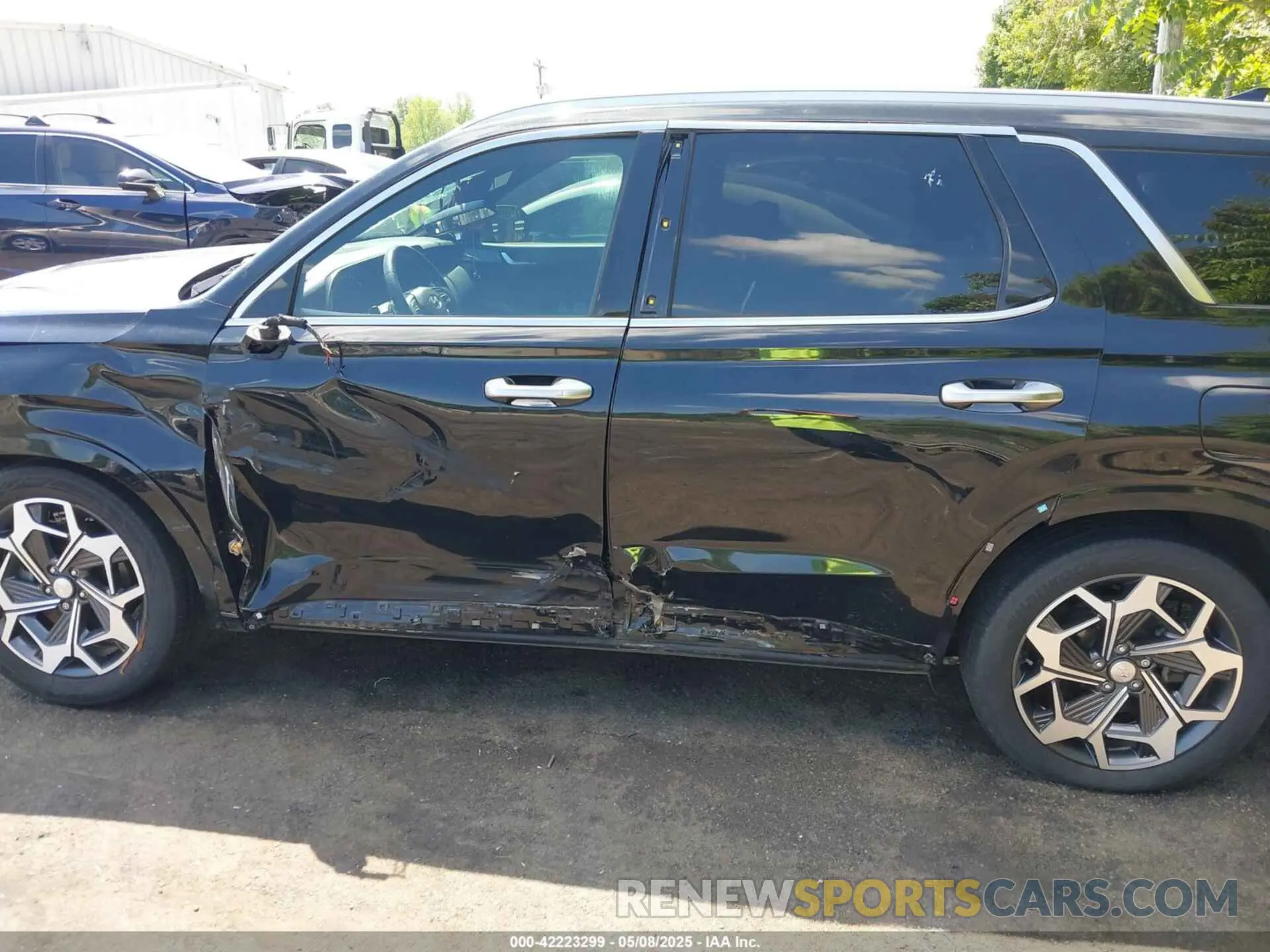 14 fotografías del automóvil dañado KM8R74HE9NU467410 HYUNDAI PALISADE 2022