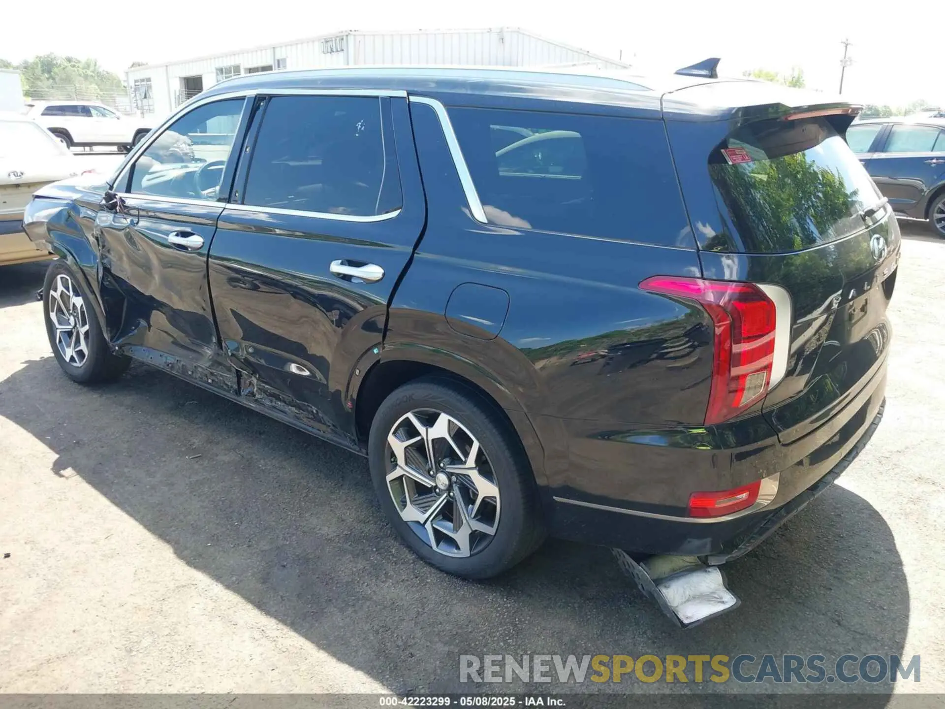 3 fotografías del automóvil dañado KM8R74HE9NU467410 HYUNDAI PALISADE 2022