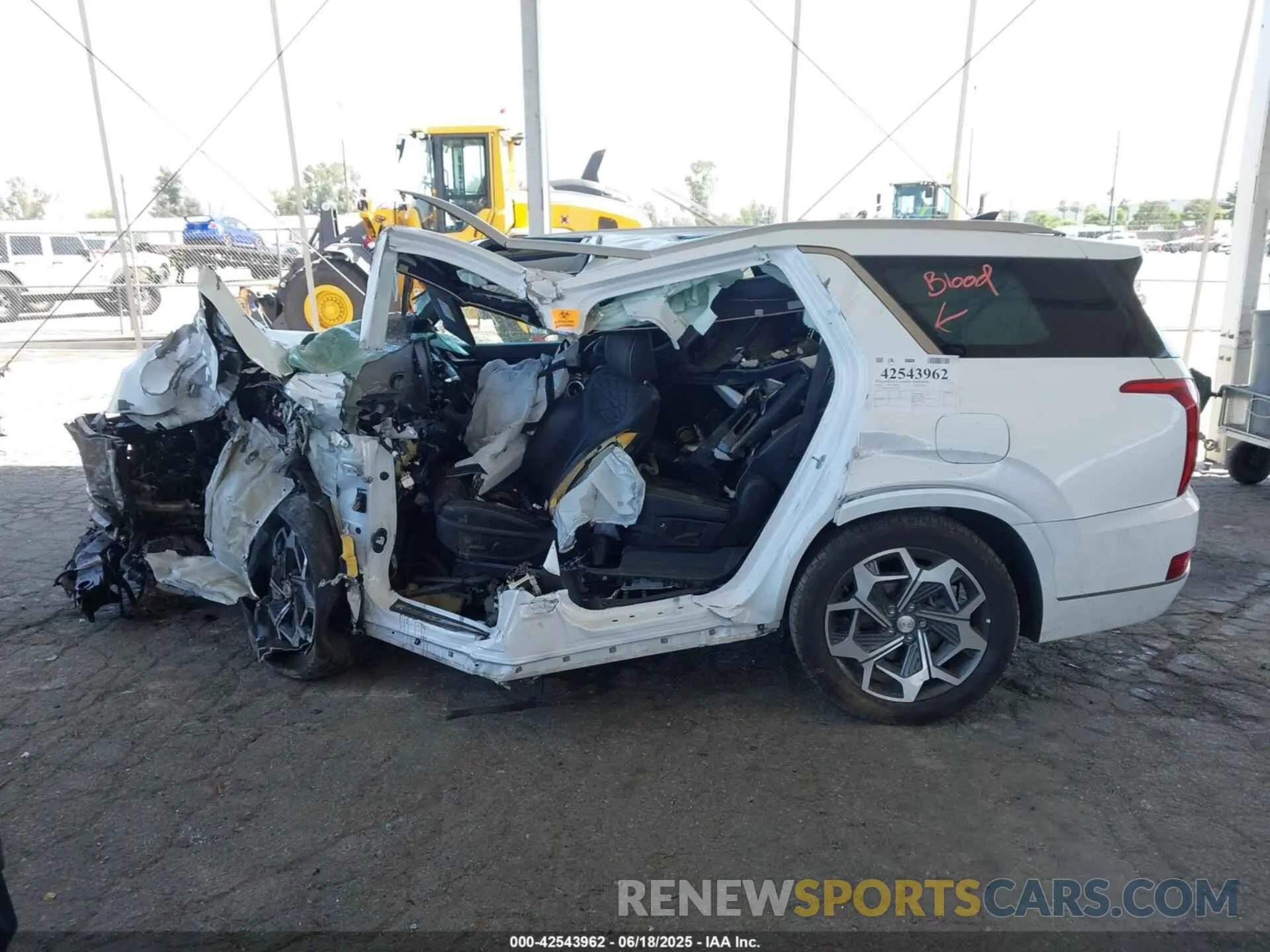 14 fotografías del automóvil dañado KM8R74HE9NU478911 HYUNDAI PALISADE 2022