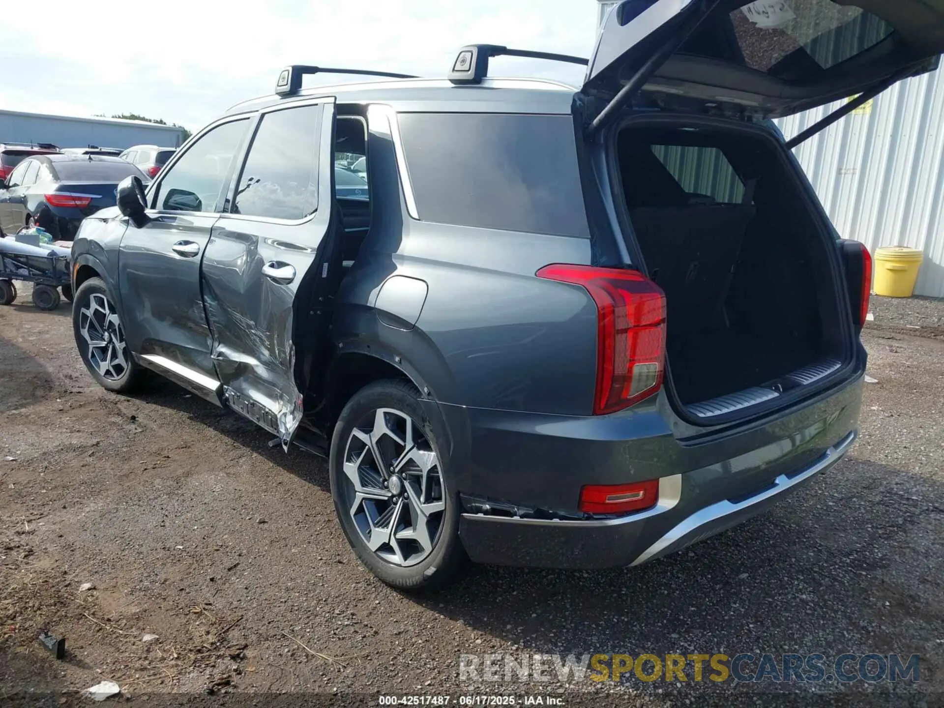3 fotografías del automóvil dañado KM8R7DHE0NU336530 HYUNDAI PALISADE 2022