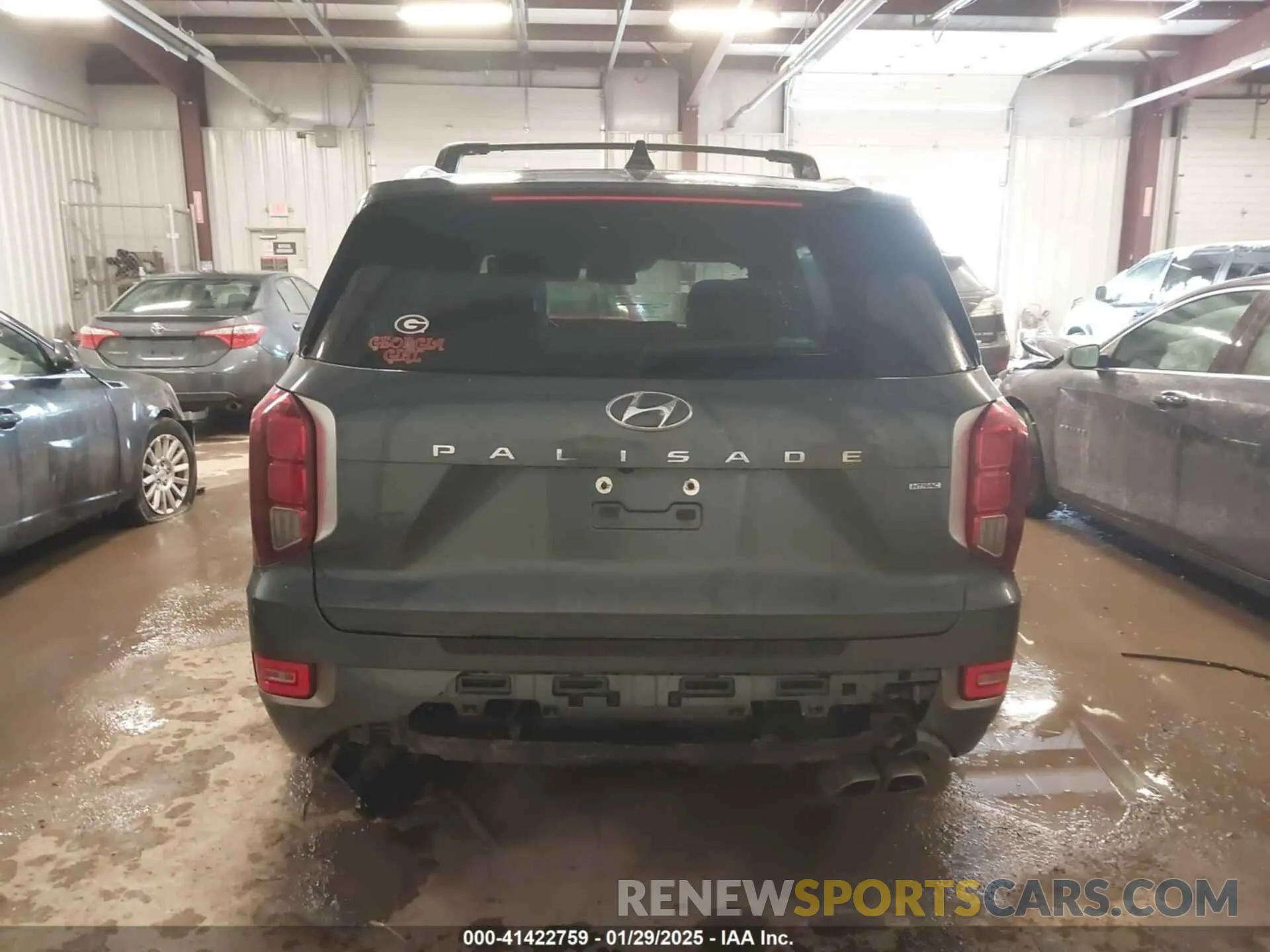 16 fotografías del automóvil dañado KM8R7DHE0NU418340 HYUNDAI PALISADE 2022
