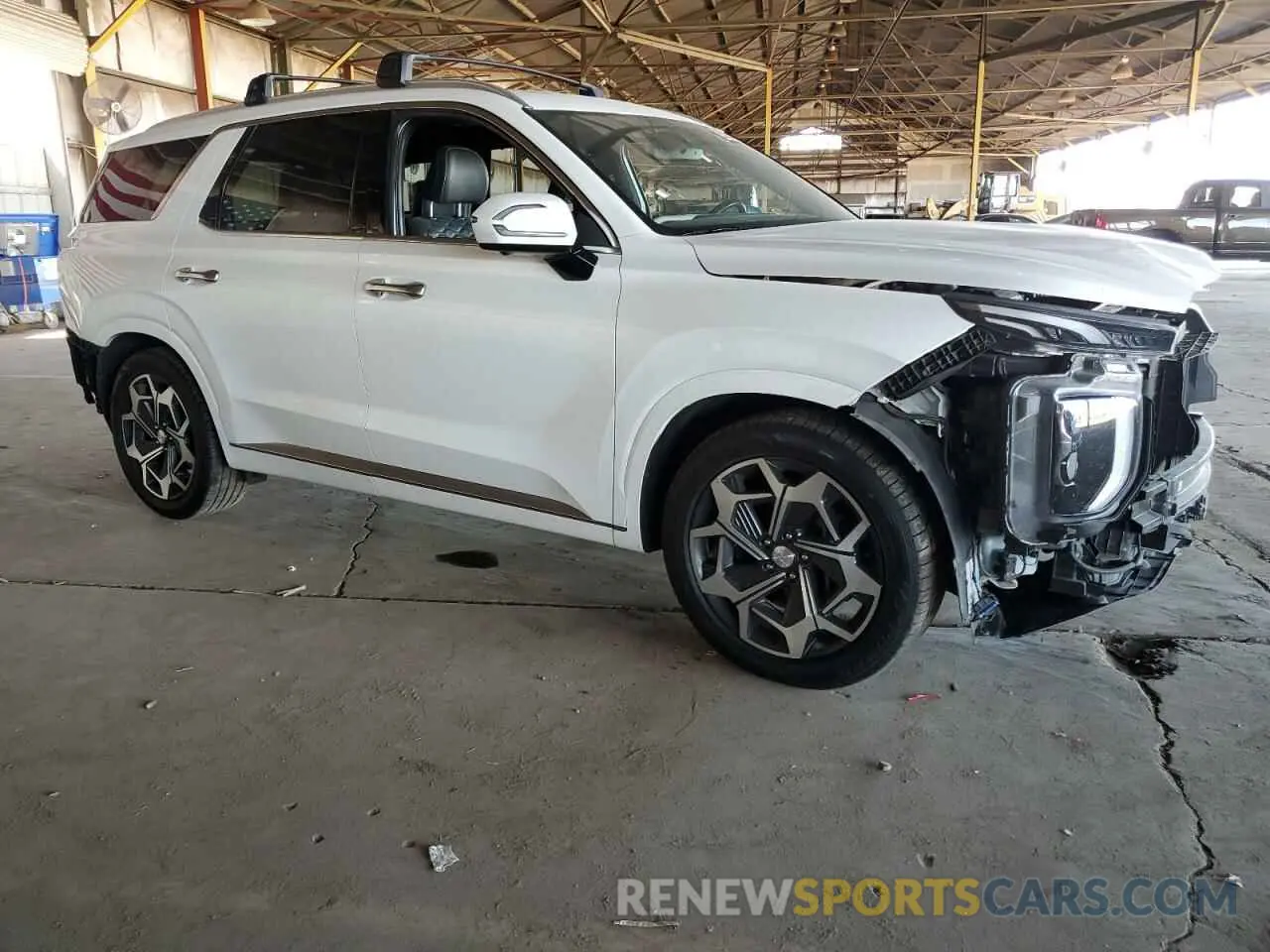 4 fotografías del automóvil dañado KM8R7DHE1NU486730 HYUNDAI PALISADE 2022